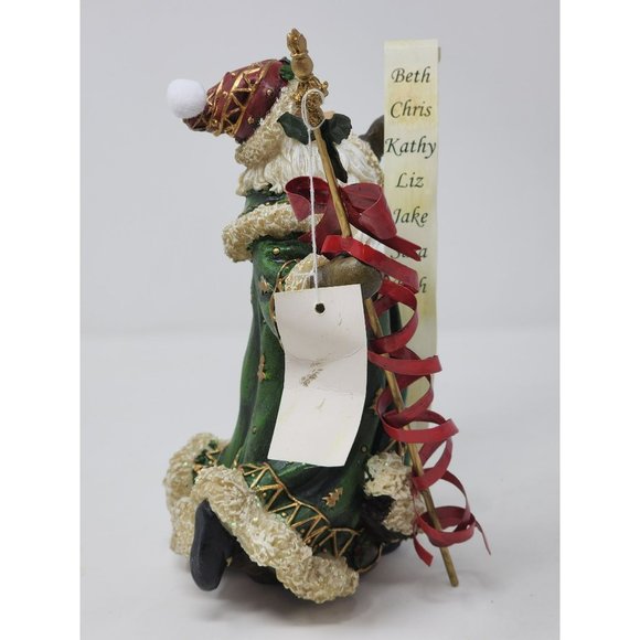 Vintage Home Interiors Classic Santa Clause Holding Naughty & Nice List NIB - Picture 5 of 12